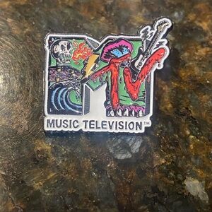 MTV MusicEnamel Pin - Bold Multicolor Design MTV pin button collectible